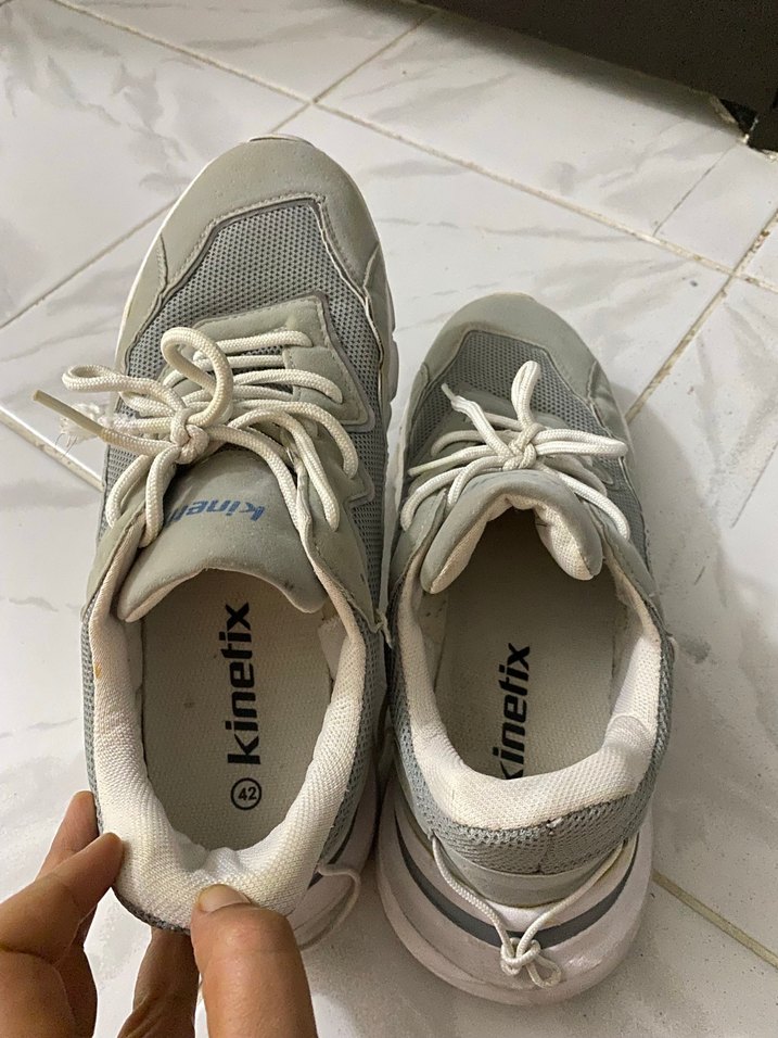 Gri Bağcıklı erkek Spor Ayakkabı - Görsel 3