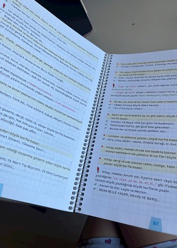 TYT Türkçe Destek Defterim Soru ve Notlar - Görsel 2
