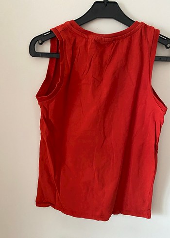 Renkli Baskılı Kırmızı Erkek Çocuk Atlet - Görsel 4