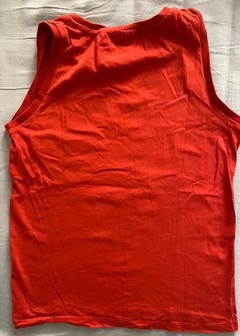 Renkli Baskılı Kırmızı Erkek Çocuk Atlet - Görsel 3