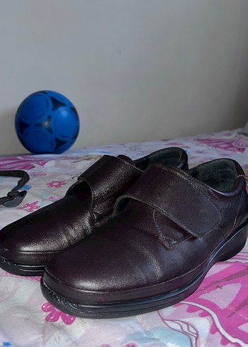 Kahverengi kadın ayakkabı - Görsel 4