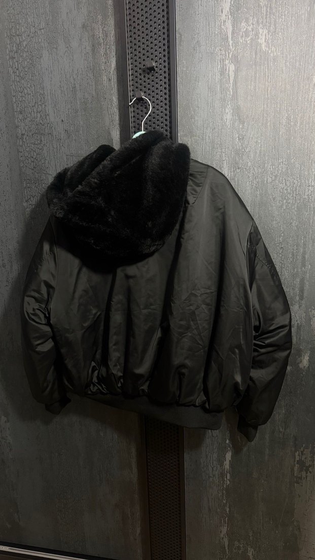 Çift taraflı zara bomber kürk - Görsel 3