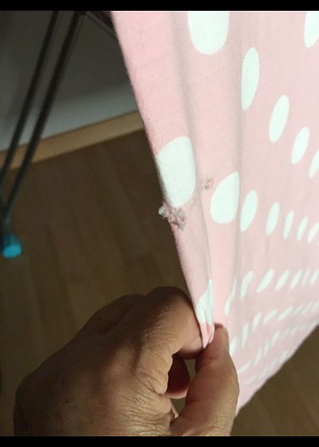 Pembe Puantiyeli Çocuk Battaniyesi - Görsel 5