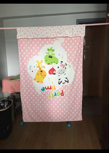 Pembe Puantiyeli Çocuk Battaniyesi - Görsel 2