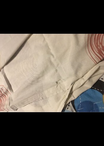 Beyaz Pastel Renkli Baskılı Yatak Örtüsü - Görsel 2