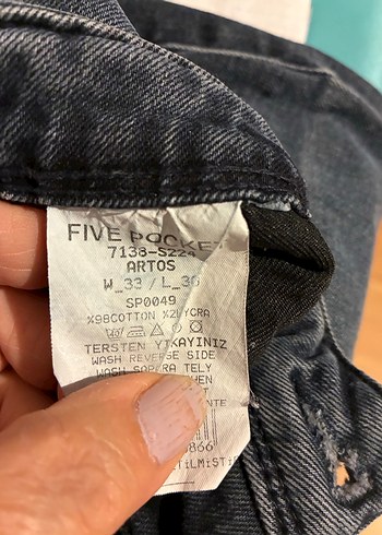 Gri Erkek Denim Jean Pantolon - Görsel 4