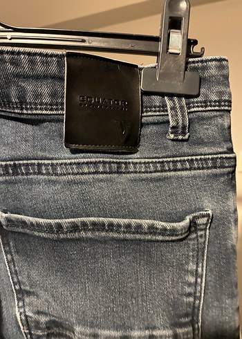Gri Erkek Denim Jean Pantolon - Görsel 6