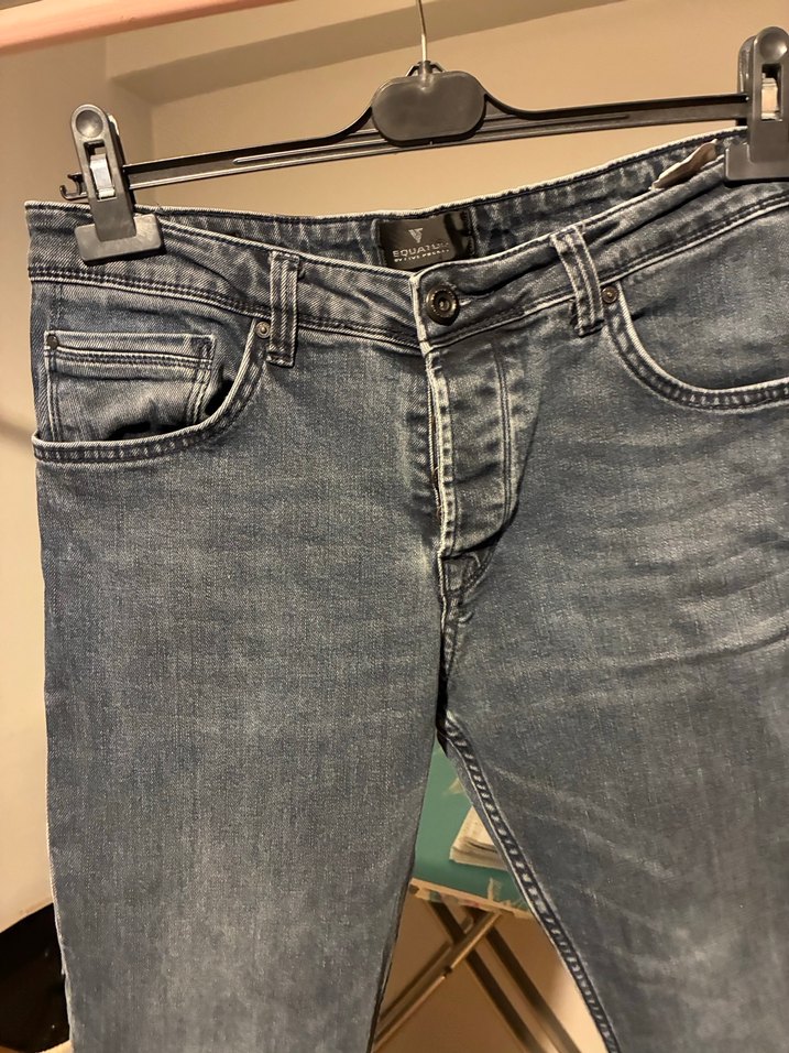 Gri Erkek Denim Jean Pantolon - Görsel 3