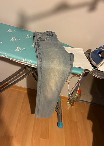 Erkek Gri Mavi Regular Fit Denim Jean - Görsel 6