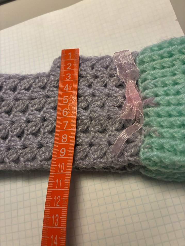 Bohem Tarz Gri Örgü Kadın Eldiven - Görsel 3