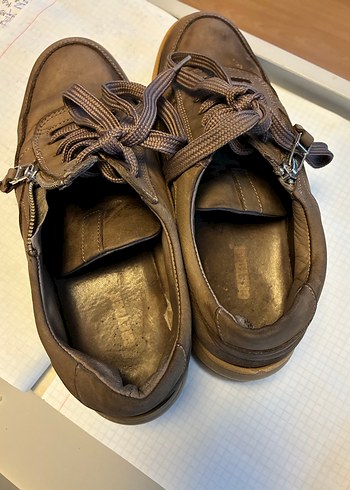 Kahverengi Sokak Tarzı Erkek Ayakkabı Bağcıklı - Görsel 2