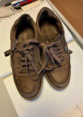 Kahverengi Sokak Tarzı Erkek Ayakkabı Bağcıklı - Görsel 6