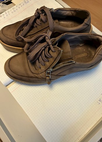 Kahverengi Sokak Tarzı Erkek Ayakkabı Bağcıklı - Görsel 3