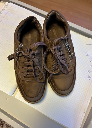 Kahverengi Sokak Tarzı Erkek Ayakkabı Bağcıklı - Görsel 7