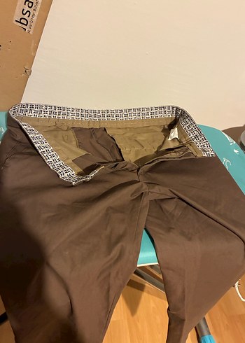 46 beden Bej Regular Fit Erkek Pantolon - Görsel 4