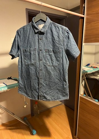 LC Waikiki Mavi Denim Gomlek Rahat Ve Sik Yazlik