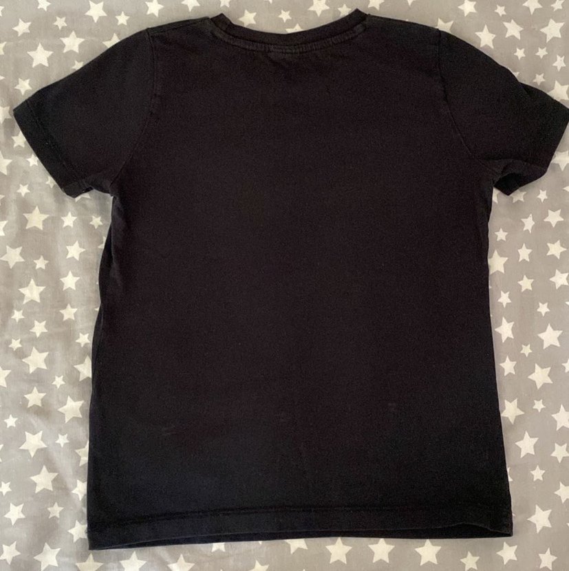 6 Yaş Siyah Tişört - Görsel 2