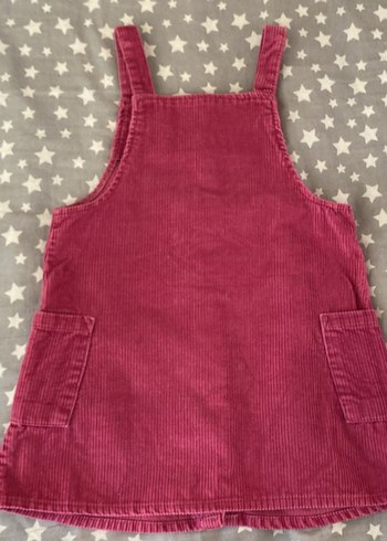 Pembe 4-5 Yaş Kadife Elbise - Görsel 2