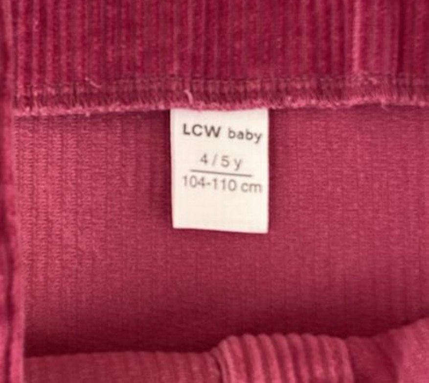 Pembe 4-5 Yaş Kadife Elbise - Görsel 3