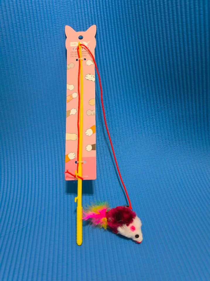 Renkli Kedi Oltası Oyuncağı - Görsel 2