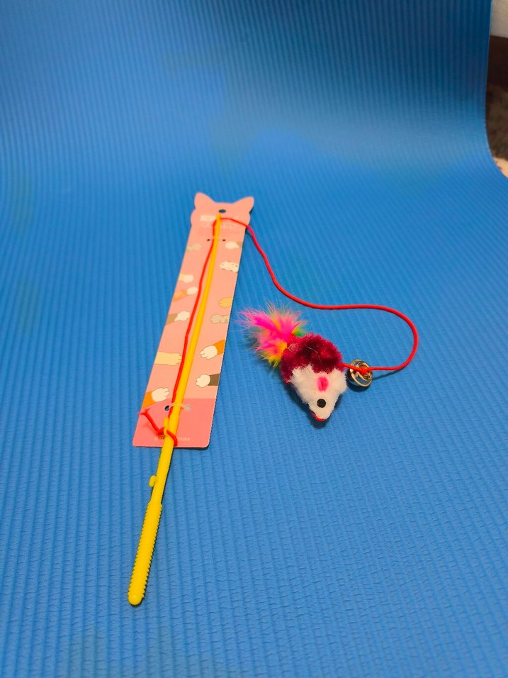 Renkli Kedi Oltası Oyuncağı - Görsel 3