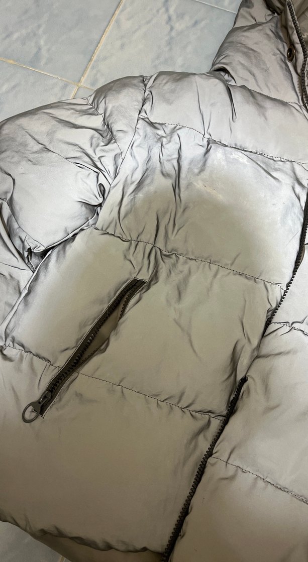 Gri Kadın Kışlık Midi Mont - Görsel 2