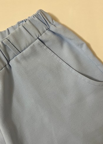 Gri Kadın Rahat Kesim Kumaş Pantolon - Görsel 3