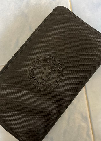 Kadın Siyah Deri Fermuarlı Clutch Cüzdan - Görsel 2