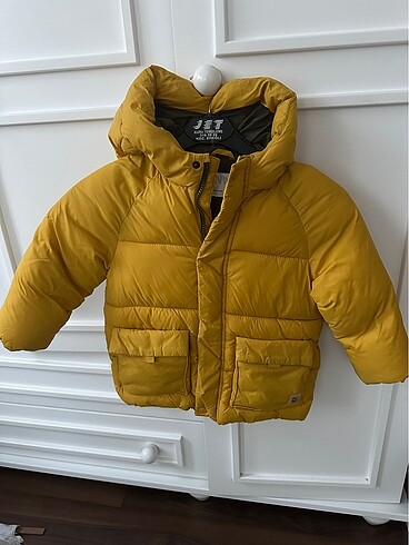 Zara 3-4 yaş Hardal Sarısı Çocuk Kaban
