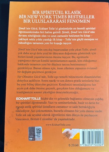 Eckhart Tolle - Var Olmanın Gücü Kitabı - Görsel 2