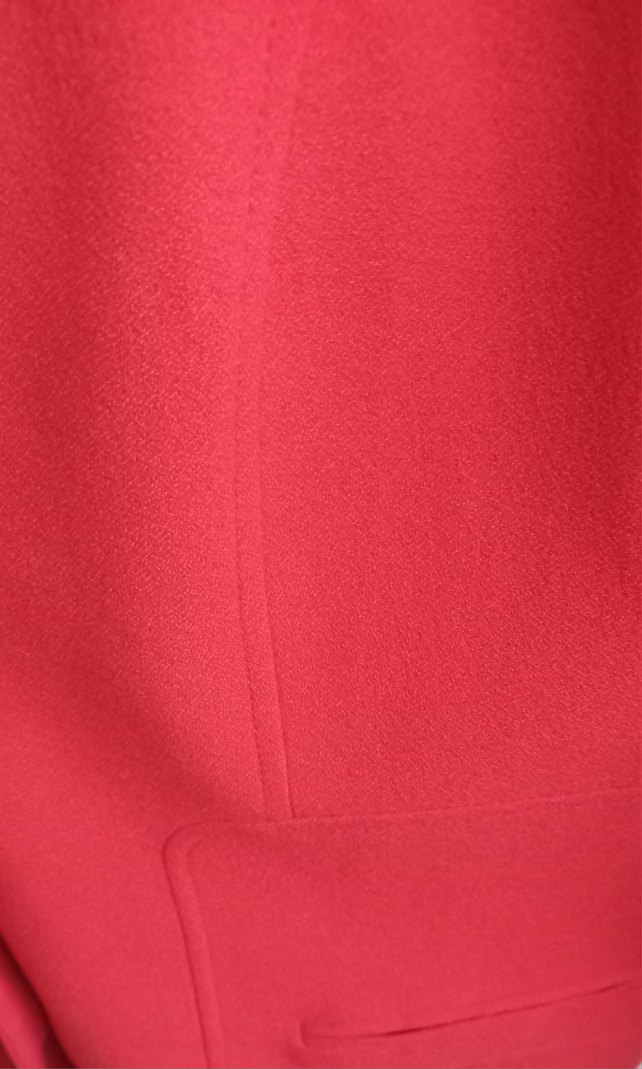 Nar Çiçeği Rengi  Düğmeli Kadın Blazer Ceket - Görsel 4