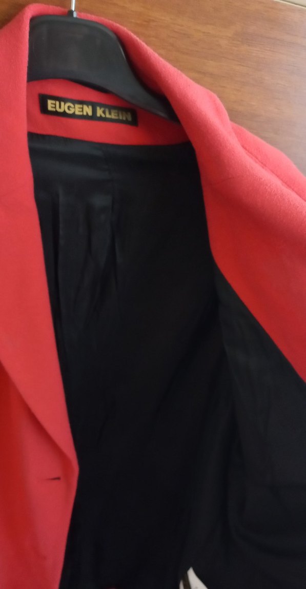 Nar Çiçeği Rengi  Düğmeli Kadın Blazer Ceket - Görsel 5