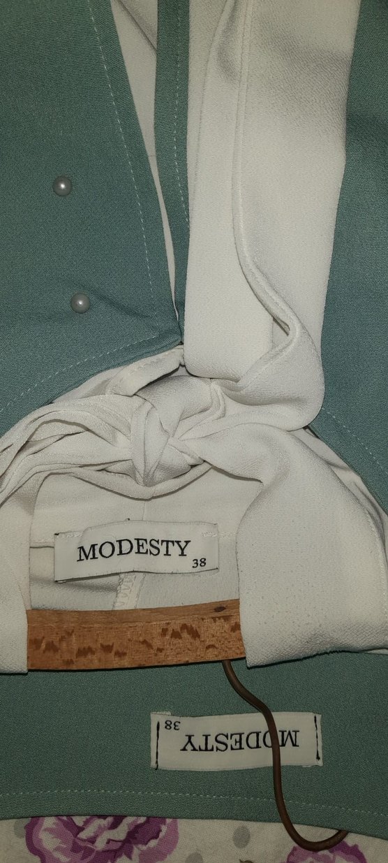 Nakışlı Uzun Kollu Bej Kadın gömlekli tunik/Gömlek - Görsel 4