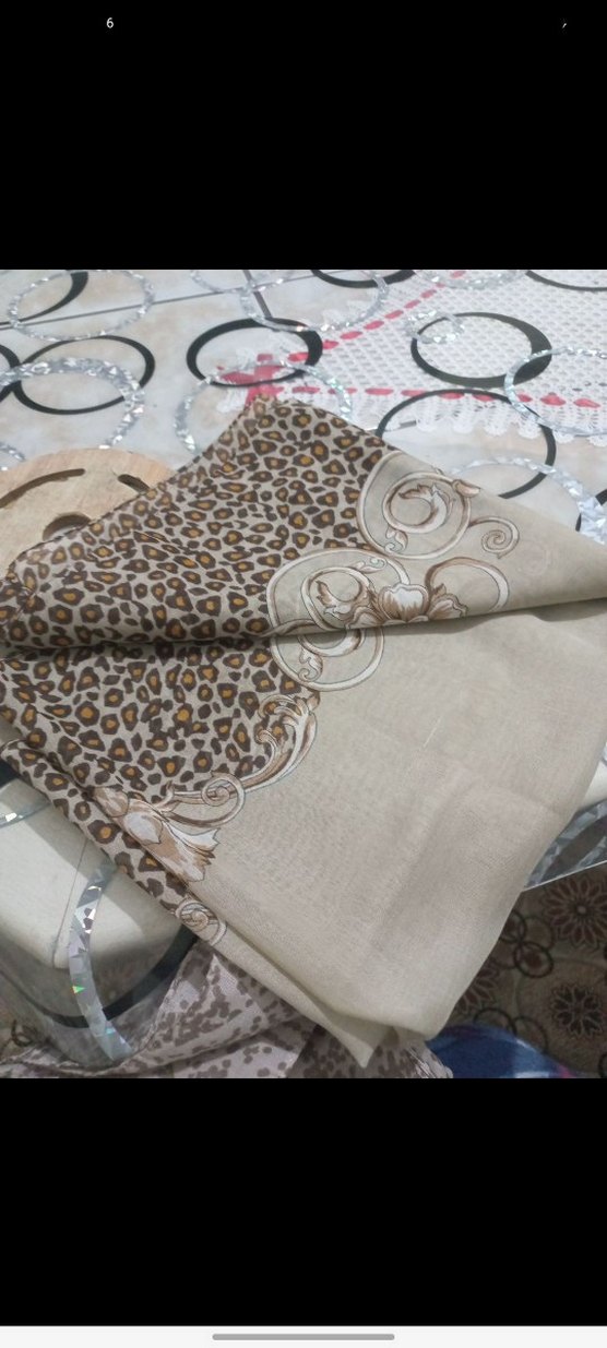 Bohem Tarzı Kahverengi Kadın tülbent - Görsel 2