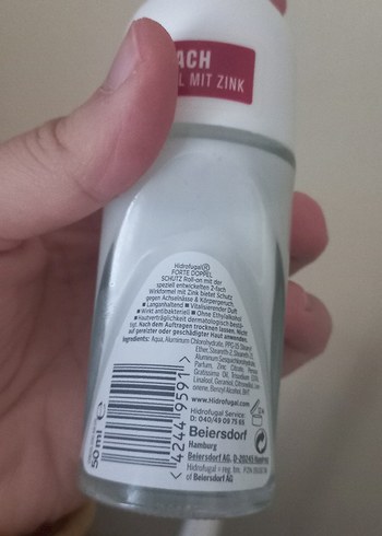 Hidro Fugal Forte Kadın Roll-On Deodorant - Görsel 3