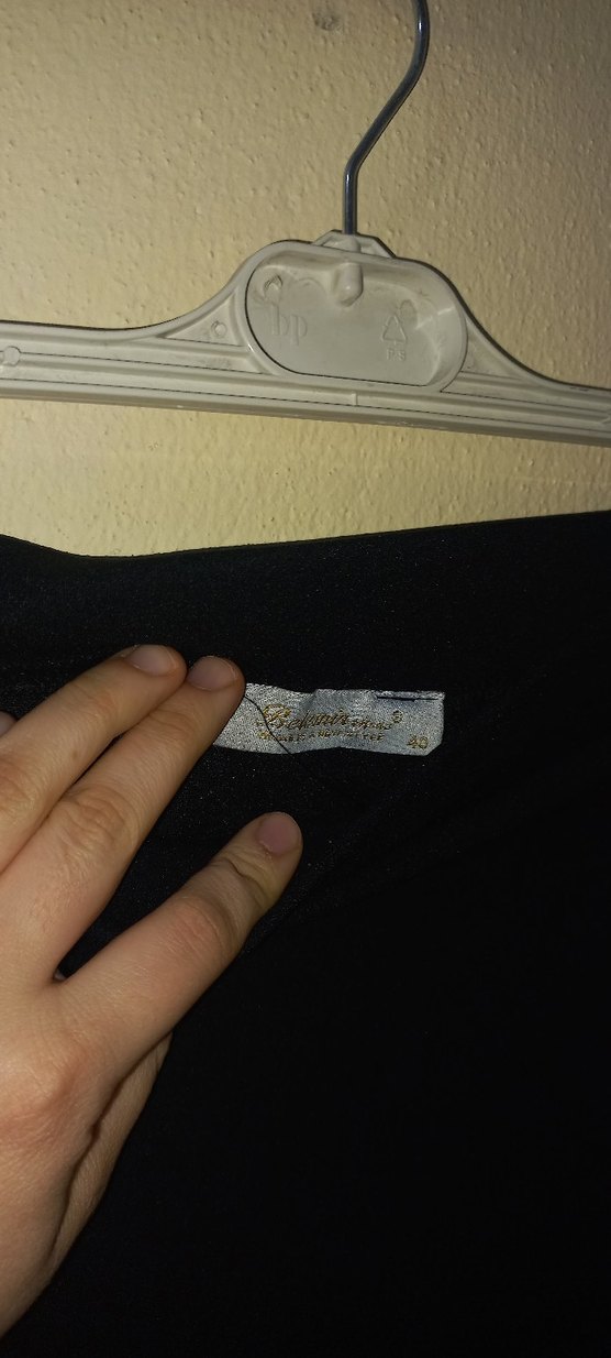 Kadın Siyah Uzun Kalem Etek - Görsel 3