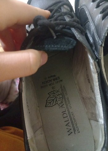 Siyah Goth Tarzı Erkek Ayakkabı - Görsel 5