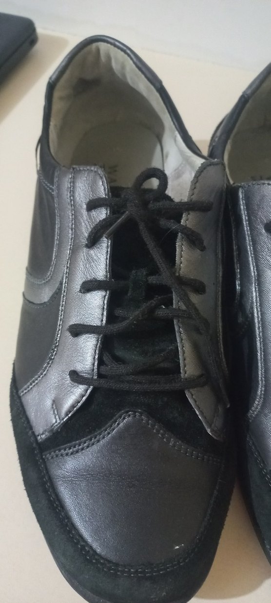 Siyah Goth Tarzı Erkek Ayakkabı - Görsel 3