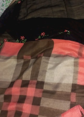 Boncuk İşlemeli Çok Renkli Kadın Şal - Görsel 5