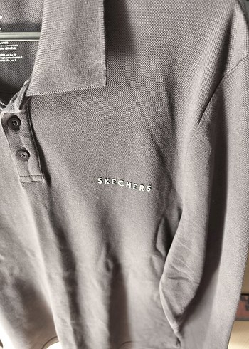 Gri Erkek Uzun Kollu Polo Tişört - Görsel 2