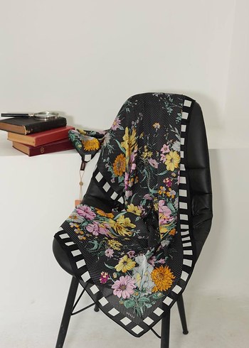Beden Bej Kadın Drape Desenli Şal