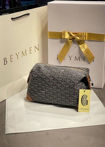 Maison Goyard Beymen Mavi Baskılı Kadın Clutch Çanta