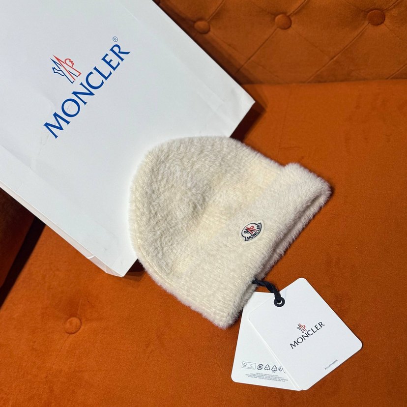 Moncler Pembe Kadın Örgü Bere - Görsel 5