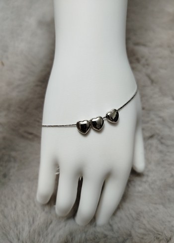 Paslanmaz Celik Minimalist Kalp Bileklik - Görsel 2