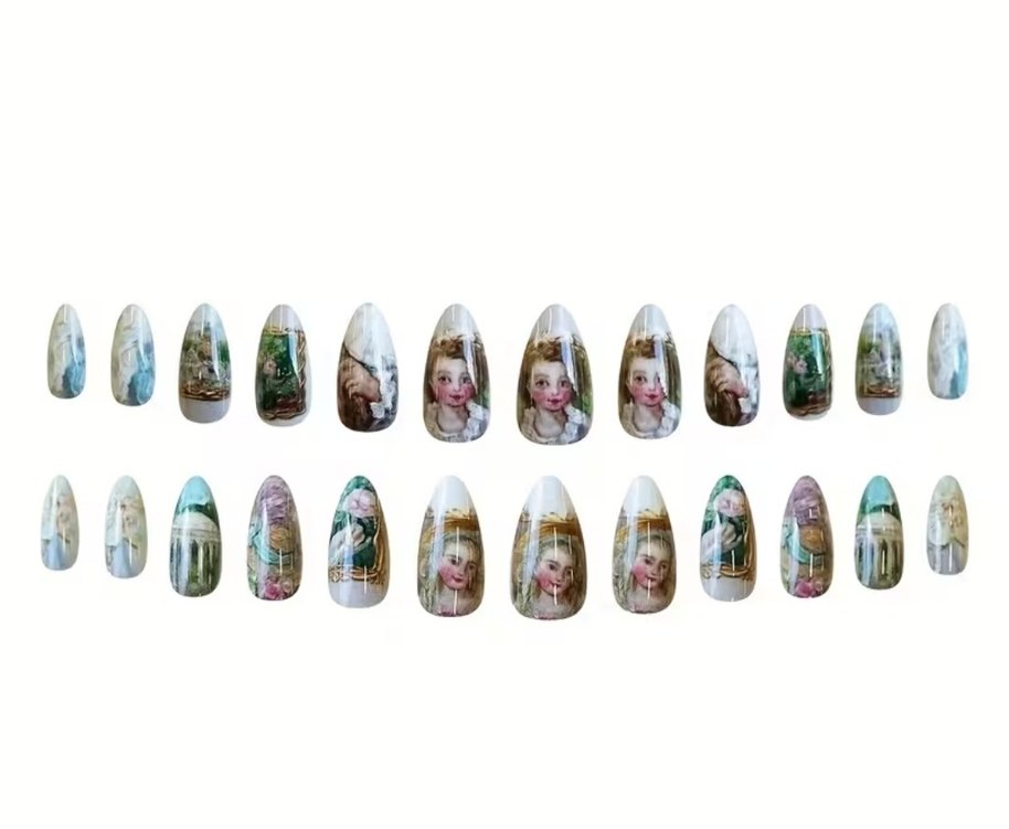 Vintage Takma Tirnak - Görsel 4