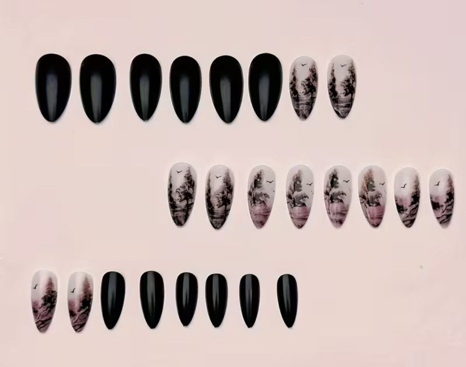 Vintage Takma Tirnak - Görsel 2