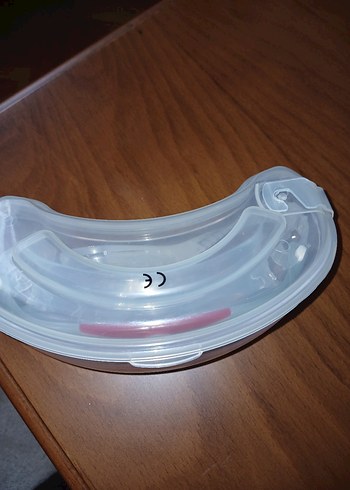 Şeffaf Kırmızı Detaylı Beyaz Yüzücü Gözlüğü - Görsel 3