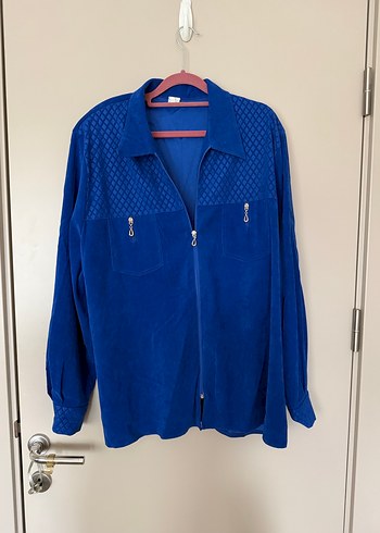 Mavi Denim Düğmeli Kadın Ceket - Görsel 3