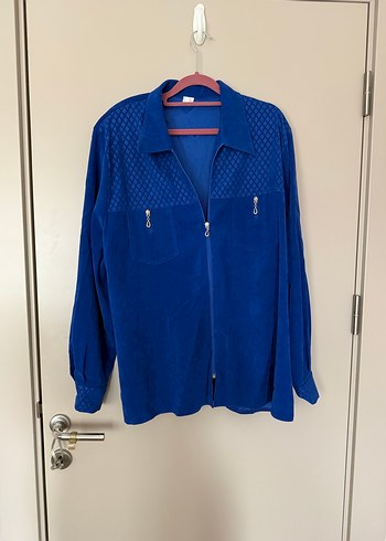 Mavi Denim Düğmeli Kadın Ceket - Görsel 4