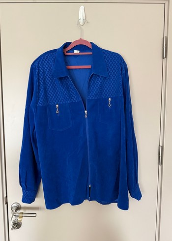 Mavi Denim Düğmeli Kadın Ceket - Görsel 2